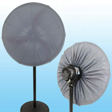 Silver Parachute Fan Cover for 30" Home Office Use