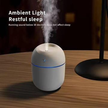 White Air Humidifier with Ambient Light, Durable ABS Plastic, Quiet Operation, Compact Design, New Arrival, Best Price in Pakistan
