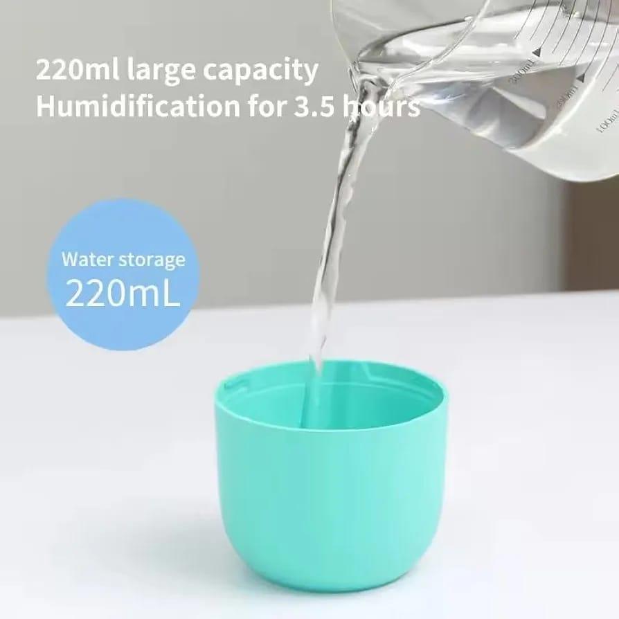 White Air Humidifier with Ambient Light, Durable ABS Plastic, Quiet Operation, Compact Design, New Arrival, Best Price in Pakistan